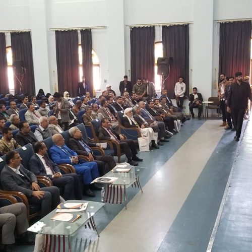 جانب من مشاكة المؤسسة العلمية لرعاية المبدعين في معرض المشاريع الابداعية الذي نظمتة الهيئة العليا للعلوم والتكنولوجيا والابتكار