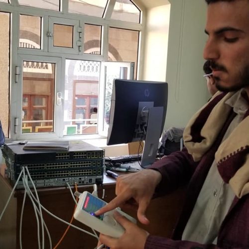 تم بحمد الله انعقاد الاختبار التطبيقي النهائي العلمي للدورة التدريبية في مجال الشبكات CCNA