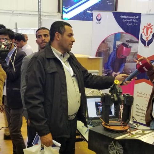 مشاركة المؤسسة العلمية لرعاية المبدعين في معرض الدولي سايتكس2 لتقنية المعلومات وتكنولوجيا الاتصالات