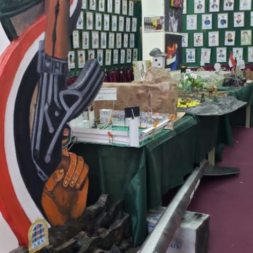 زيارة قطاع المرأة بالمؤسسة العلمية لرعاية المبدعين إلى معرض الشهداء