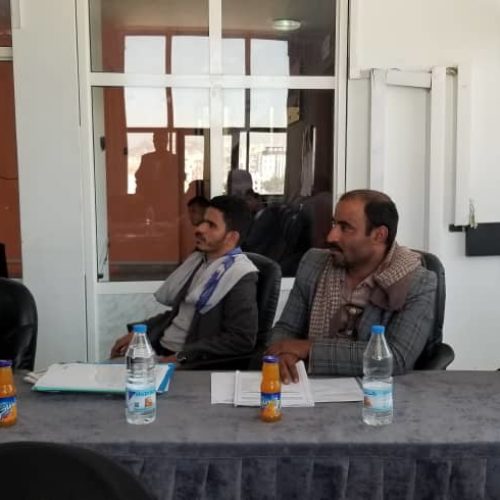 عقد اجتماع مع اللجنة الزراعية وصندوق دعم المشاريع الزراعية بمقر المؤسسة العلمية لرعاية المبدعين