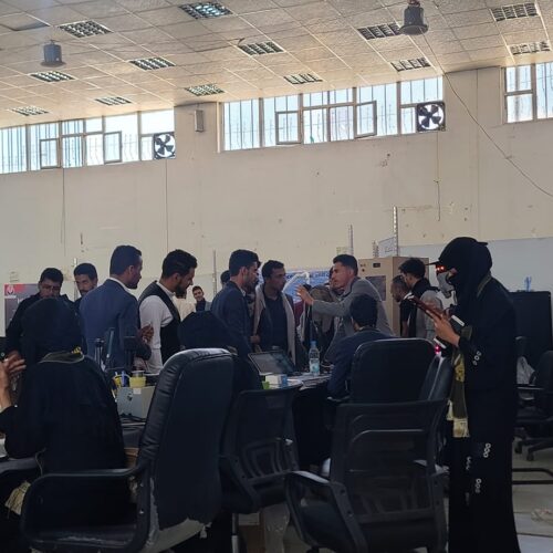 صور من مشاركة المؤسسة العلمية لرعاية المبدعين بمعرض سايتكس SITEX