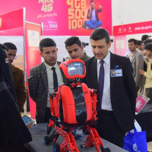 مشاركة المؤسسة العلمية لرعاية المبدعين ومنصة اليمن للتكنولوجيا في معرض صنعاء الرابع لتقنية المعلومات والاتصالات سايتكس