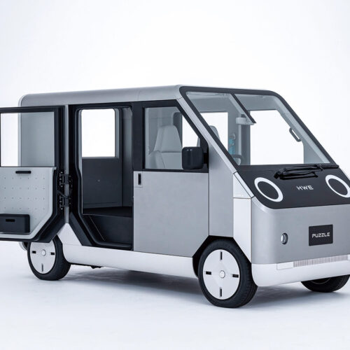 شركة يابانية تعلن عن سيارة تجارية متعددة الإستخدام ” PUZZLE ” تعمل بالطاقة الشمسية