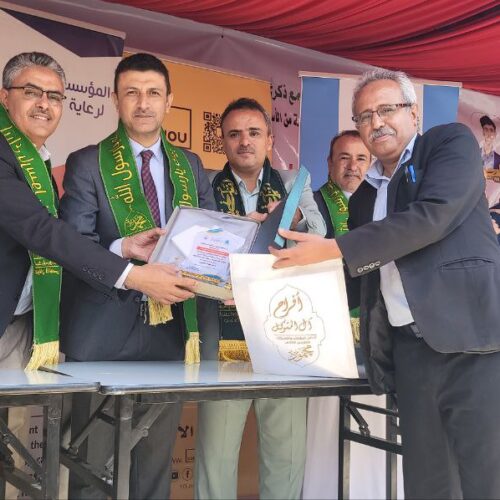 المؤسسة العلمية لرعاية المبدعين تكرم اوائل الجمهورية في ثانوية جمال عبدالناصر للمتفوقين