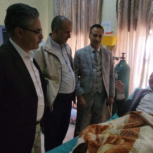 نائب رئيس المؤسسة العلمية لرعاية المبدعين والمدير التنفيذي يزوران عميد المخترعين الدكتور / محمد العفيفي